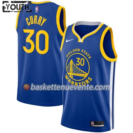 Maillot Basket Golden State Warriors Stephen Curry 30 2019-20 Nike Icon Edition Swingman - Enfant
